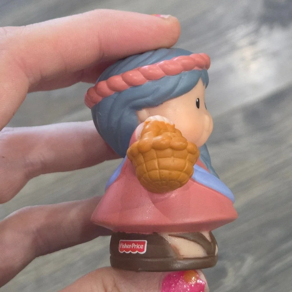 Fisher-Price Little People Noahs Wife Bible Figure Vintage 2002 Collectible